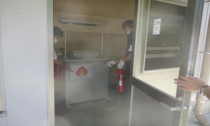 9/1防災の日、消防総合訓練を行いました。